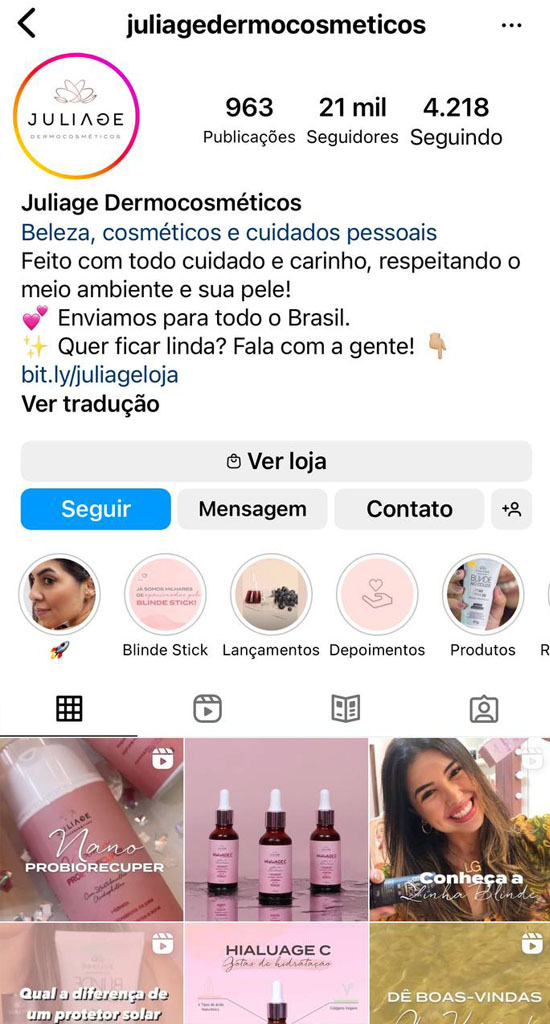 Juliade aluna Cosme