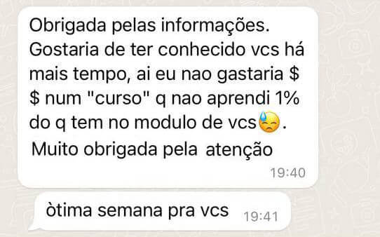 feedback aluno cosme