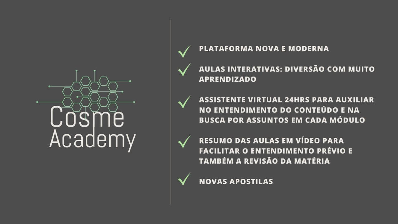 curso de cosmetologia reconhecido pelo mec